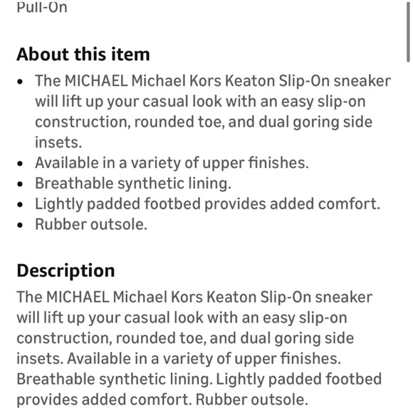Michael Kors Keaton Slip On Shoe - Picture 7 of 7